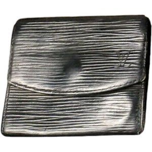 Louis Vuitton Wallet Black Epi Leather